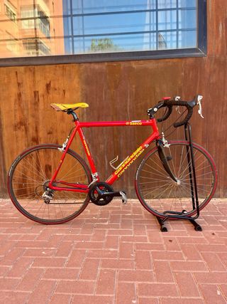 Bicicleta Carretera Cannondale Saeco Roja