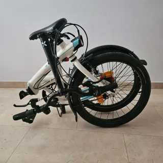 Bicicleta plegable BTWIN TILT 500 Blanca