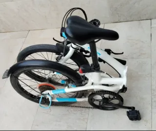 Bicicleta plegable BTWIN TILT 500 Blanca