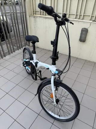 Bicicleta plegable BTWIN TILT 500 Blanca