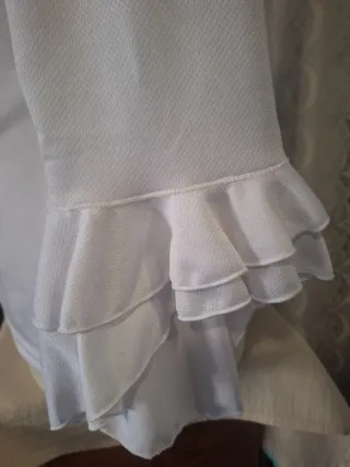 BLUSA FLAMENCA NUEVA CON VOLANTES TALLA M