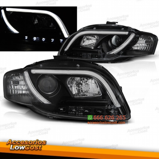 FAROS LED TUBE PARA AUDI A4 B7 04-07, H1+H7, FOND