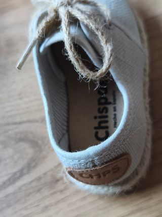 Esparteñas bebé talla 20