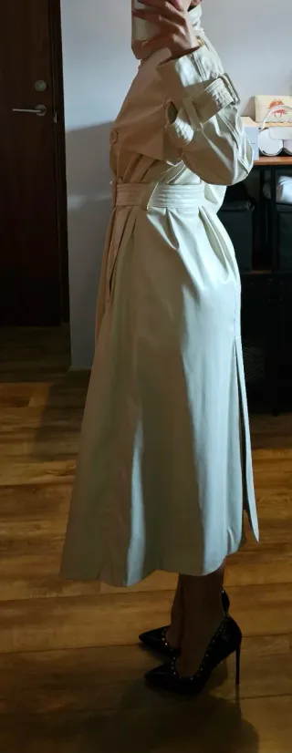 Gabardina Zara polipiel larga