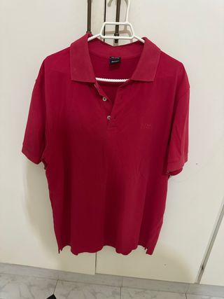 Lote 3 polos BOSS hombre Talla L 1 de boss y milan