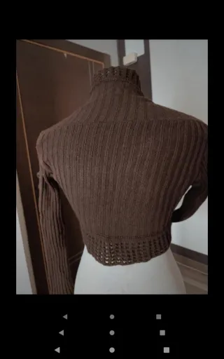 Conjunto Vestido Licra y Bolero Punto Talla Única