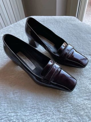 Scarpe Sergio Rossi vernice marrone Tg 36