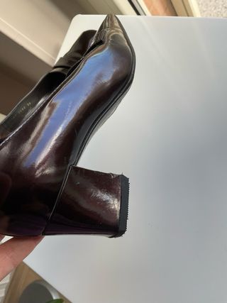 Scarpe Sergio Rossi vernice marrone Tg 36