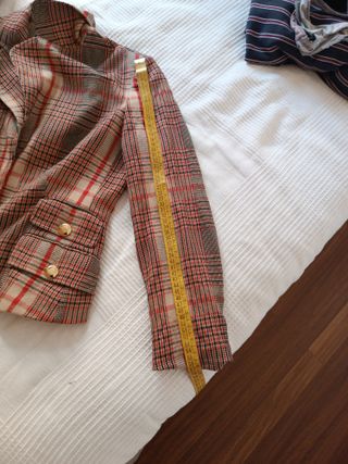 Chaqueta Purificación García cuadros
