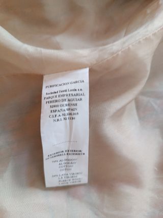 Chaqueta Purificación García cuadros