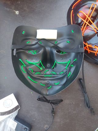 Máscaras LED Halloween
Están sin usar