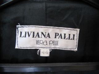 Chaqueta de piel LIVIANA PALLI negra