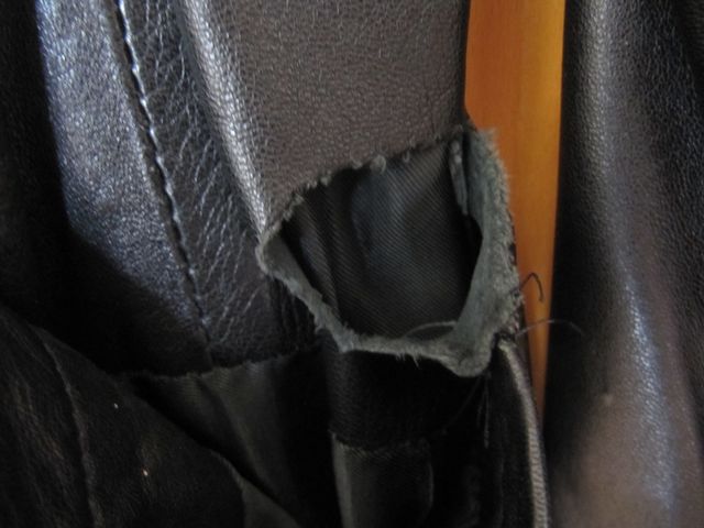 Chaqueta de piel LIVIANA PALLI negra