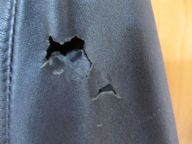 Chaqueta de piel LIVIANA PALLI negra