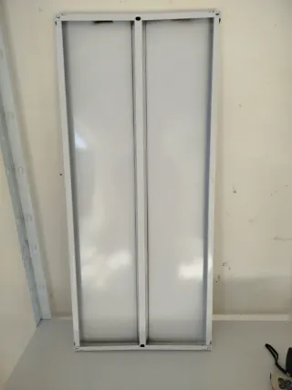 Estantería metálica 180x90x40cm blanca