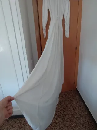Vestido de Novia Blanco Vintage.