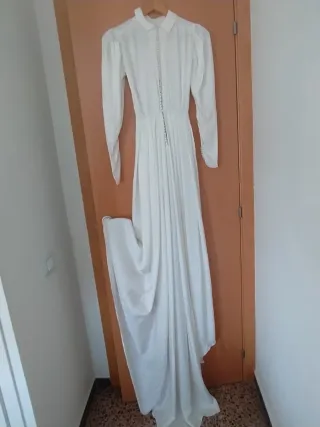 Vestido de Novia Blanco Vintage.