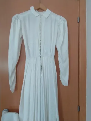 Vestido de Novia Blanco Vintage.
