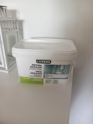 Pintura Luxens Azulejos Satinado Blanco