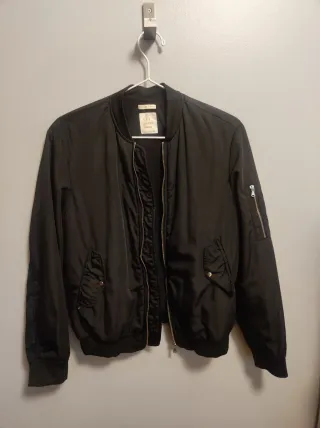 Cazadora Bomber Zara Negra