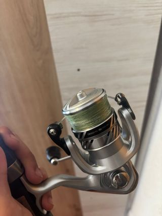 Caña y carrete Daiwa pesca spinning 7-21g
