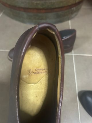 Zapatos camperos para polainas