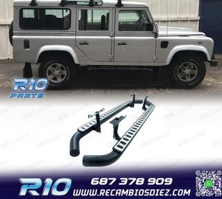 ESTRIBERAS ESTRIBOS LAND ROVER DEFENDER 110 PLATA 83-16