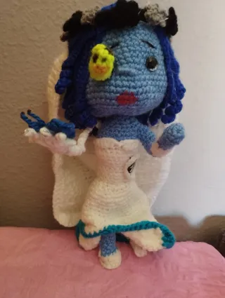 Muñeca crochet Emily Novia Cadáver