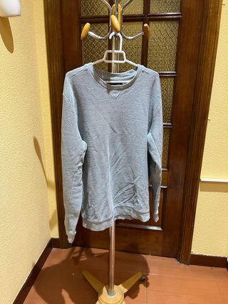 Sudadera Zara Gris Hombre