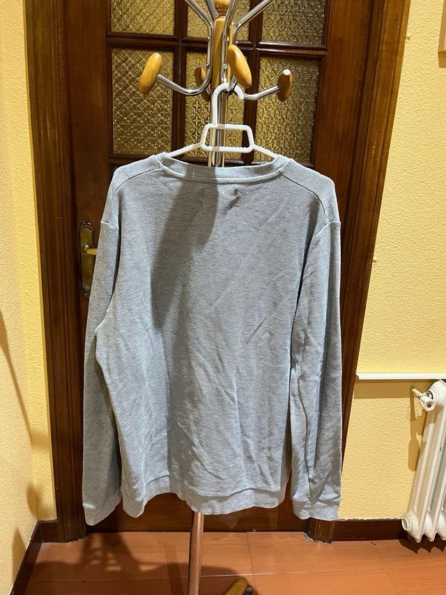 Sudadera Zara Gris Hombre