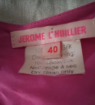Vestido vintage estampado  Jerome L'Huillier 