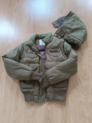 Chaqueta abrigo verde