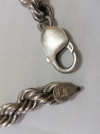 Cadena Cordón Grueso Plata 925