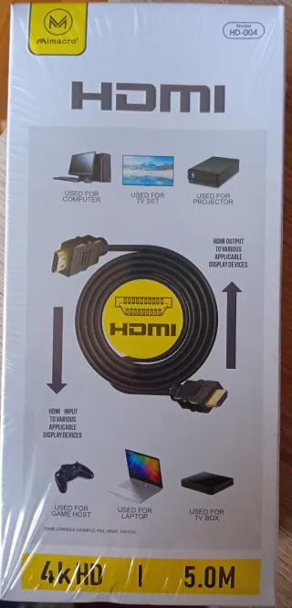 Cable HDMI Mimacro 4K HD 5.0M