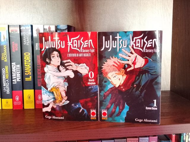 Lotto manga volume 0 e 1 di Jujutsu Kaisen