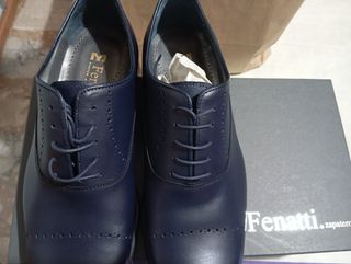 Zapatos de vestir caballero Fenatti azul 