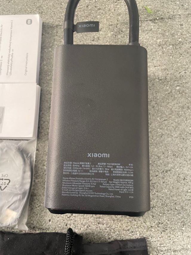 Xiaomi Compressore Aria Portatile Elettrico 2