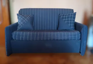 Divano letto 1 piazza e mezzo blu - solo ritiro