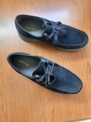 Zapatos Geox Casual Azul Talla 45