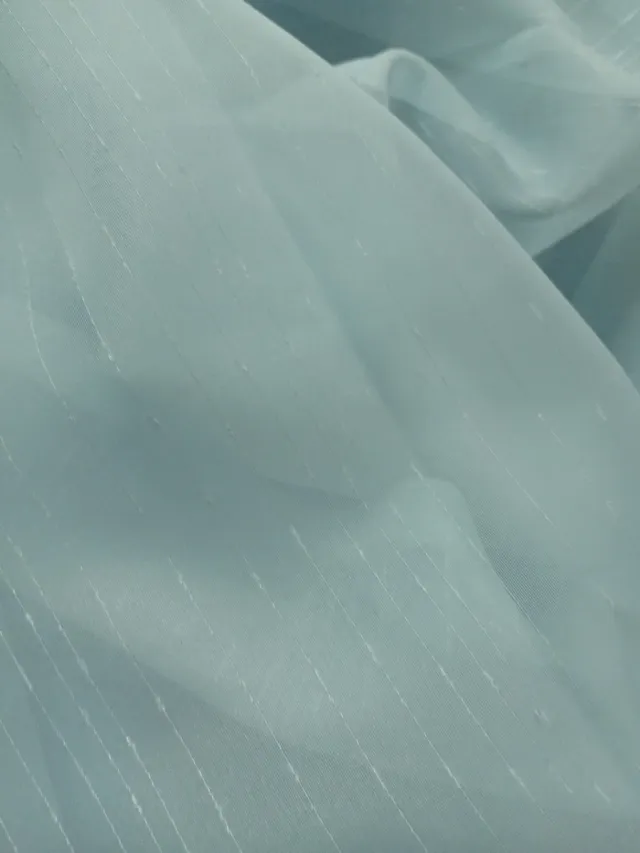 Tela gasa azul para cortina
