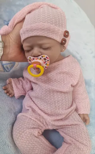 Bebé Reborn Silicona Blanda Rosa