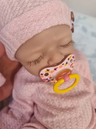 Bebé Reborn Silicona Blanda Rosa