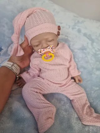 Bebé Reborn Silicona Blanda Rosa