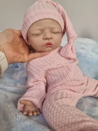 Bebé Reborn Silicona Blanda Rosa