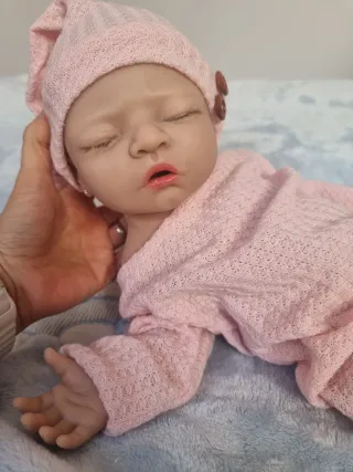 Bebé Reborn Silicona Blanda Rosa