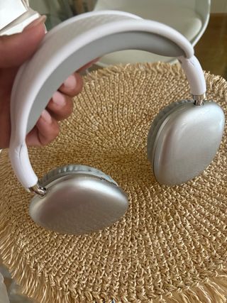 Auriculares diadema Bluetooth plateados