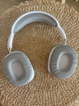 Auriculares diadema Bluetooth plateados