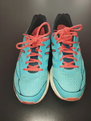 Zapatillas Asics Talla 40 Mujer Azul/Rosa