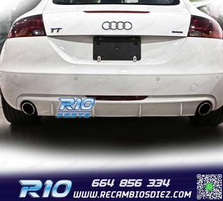 DIFUSOR AUDI TT 8J 06-14 LOOK R32 DTM
