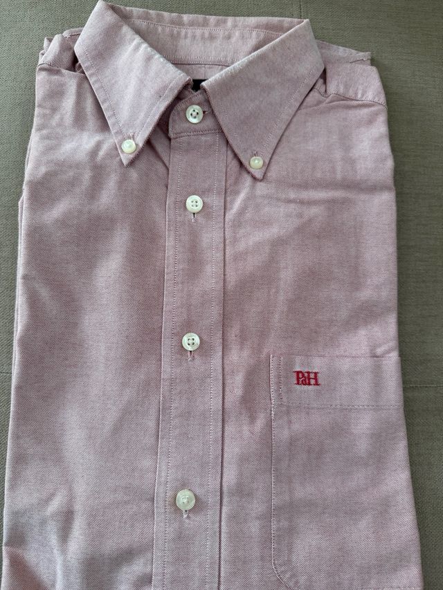 Camisa Pedro del Hierro Manga Larga Rosa